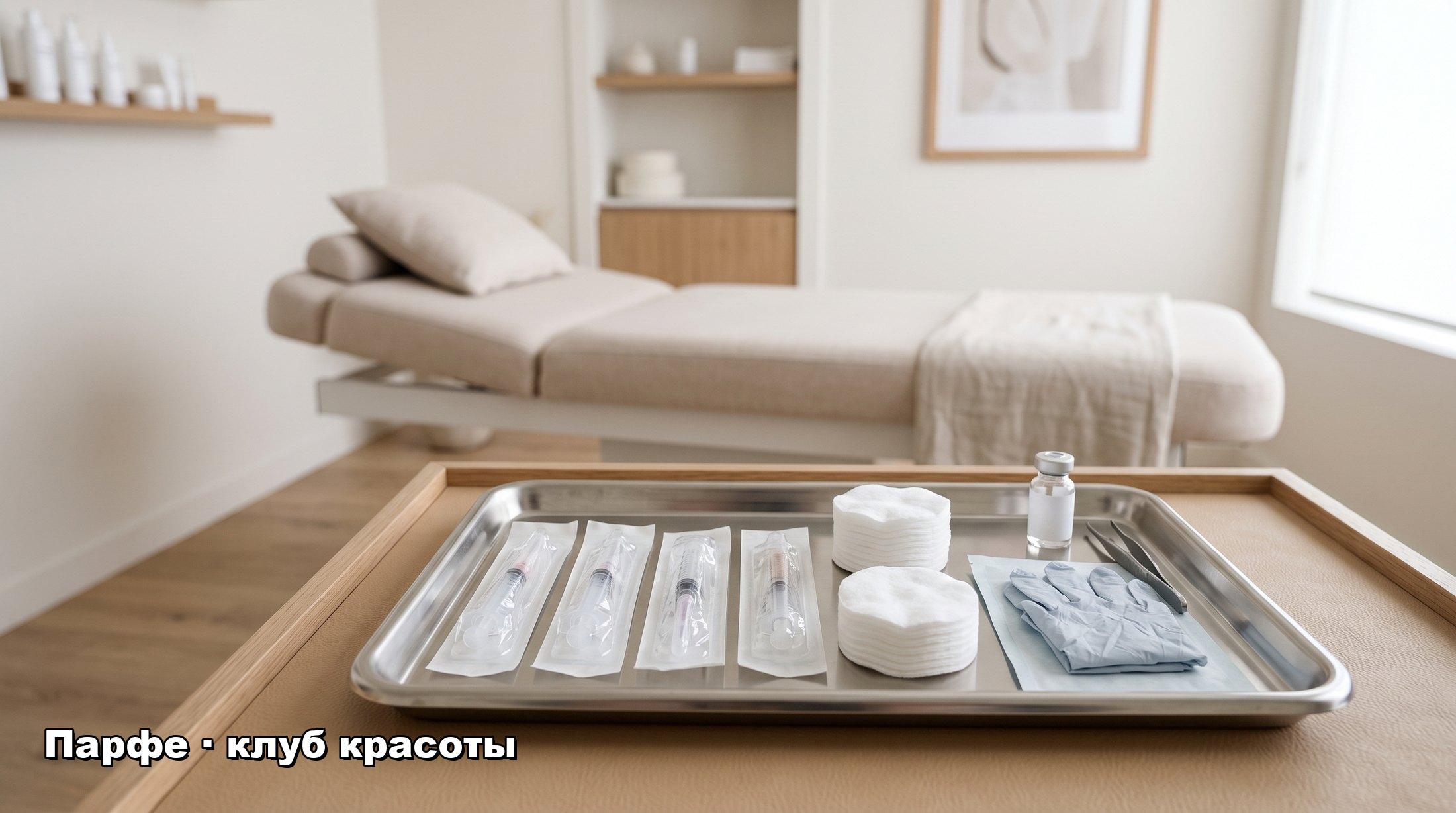 Подготовка к контурной пластике филлерами в клубе красоты «Парфе»